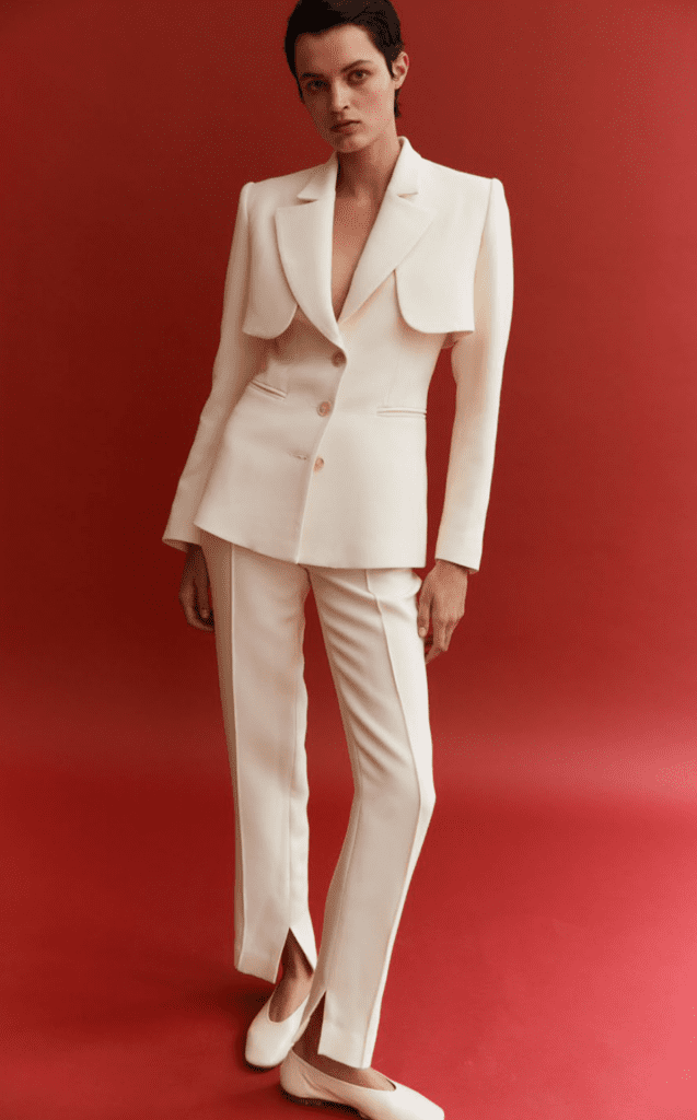 Inventive cuffs and sleeves elevate Amir Taghi's take on a suit.